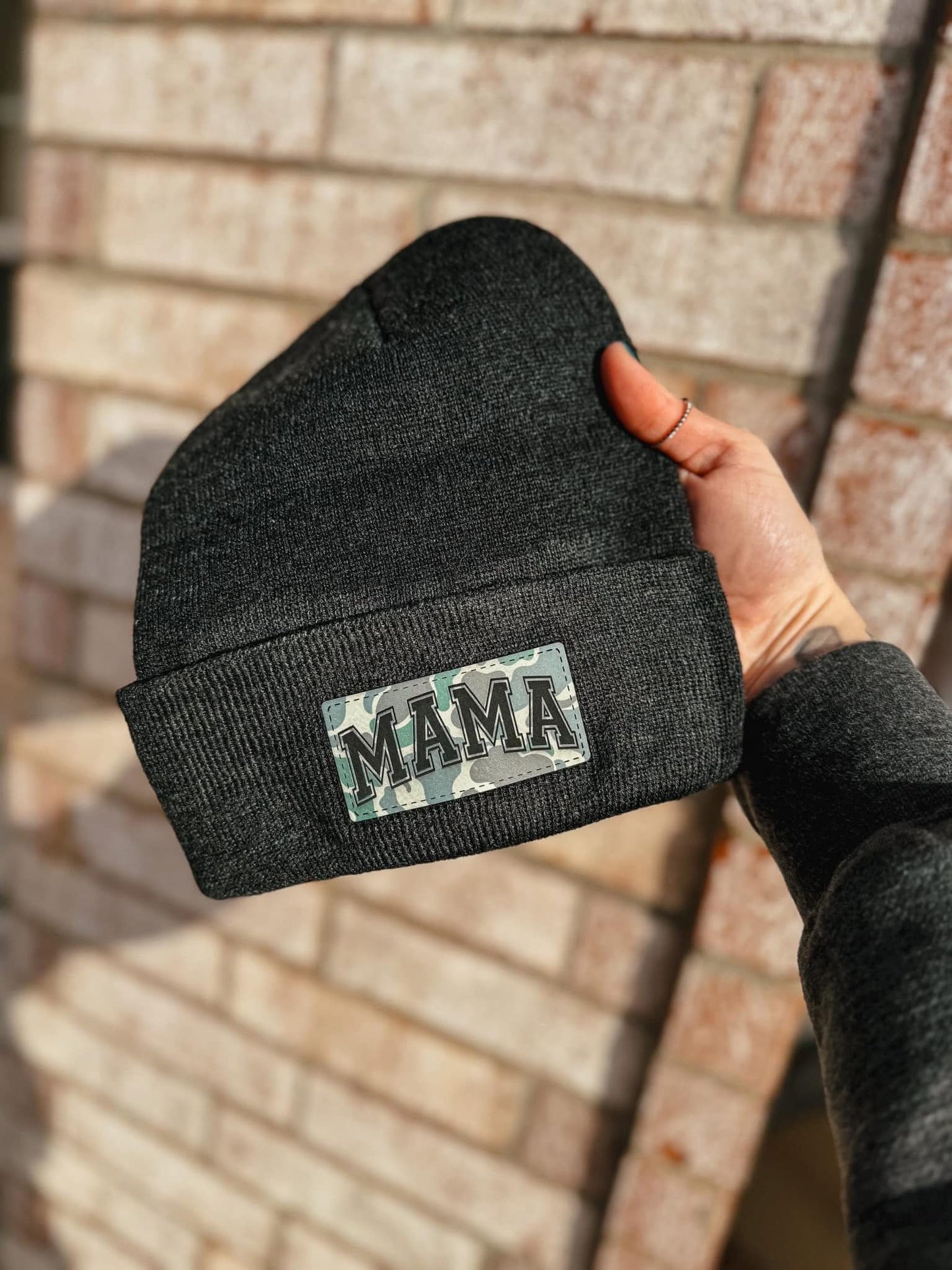 Duck Camo Mama Beanie