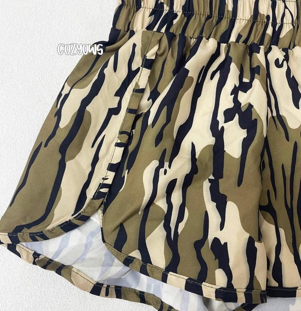 ADULT Duck Camo & BL Camo Mama & Me Shorts