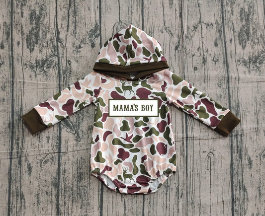 Mama’s Boy Hooded Onsies🤎