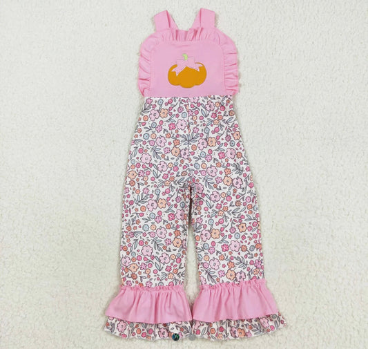 Pumpkin Embroidery Jumpsuit