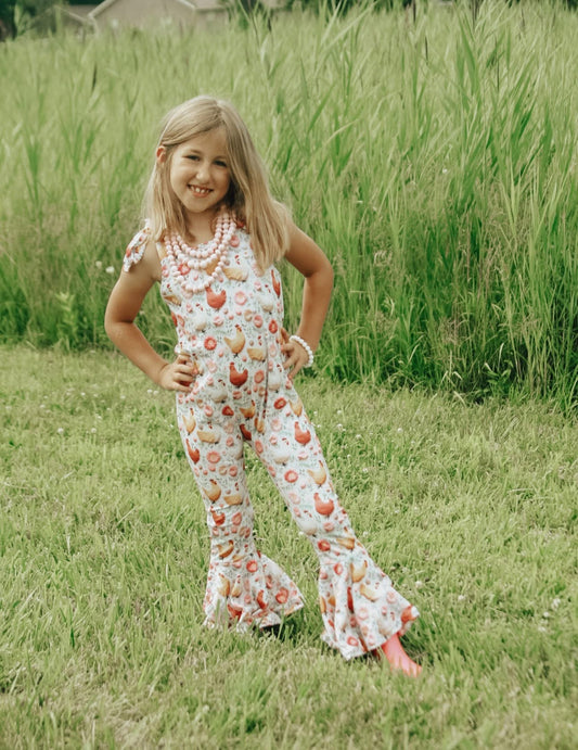 Chicken Belle Bottom Jumpsuit