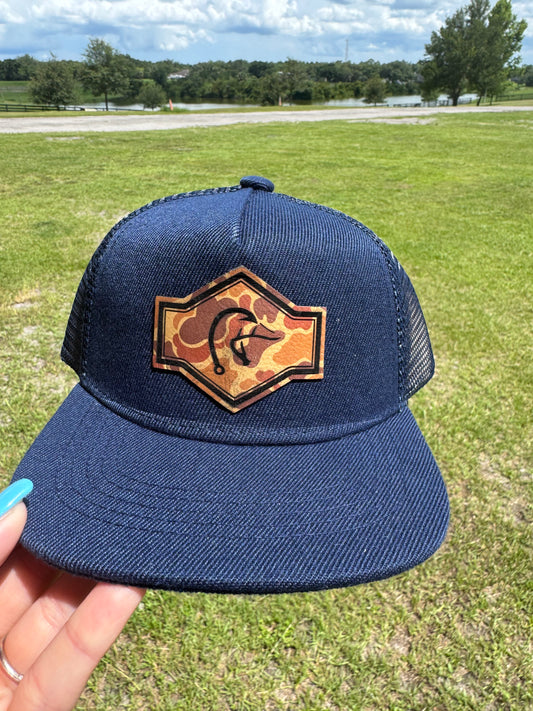 Blue Camo Duck SnapBack