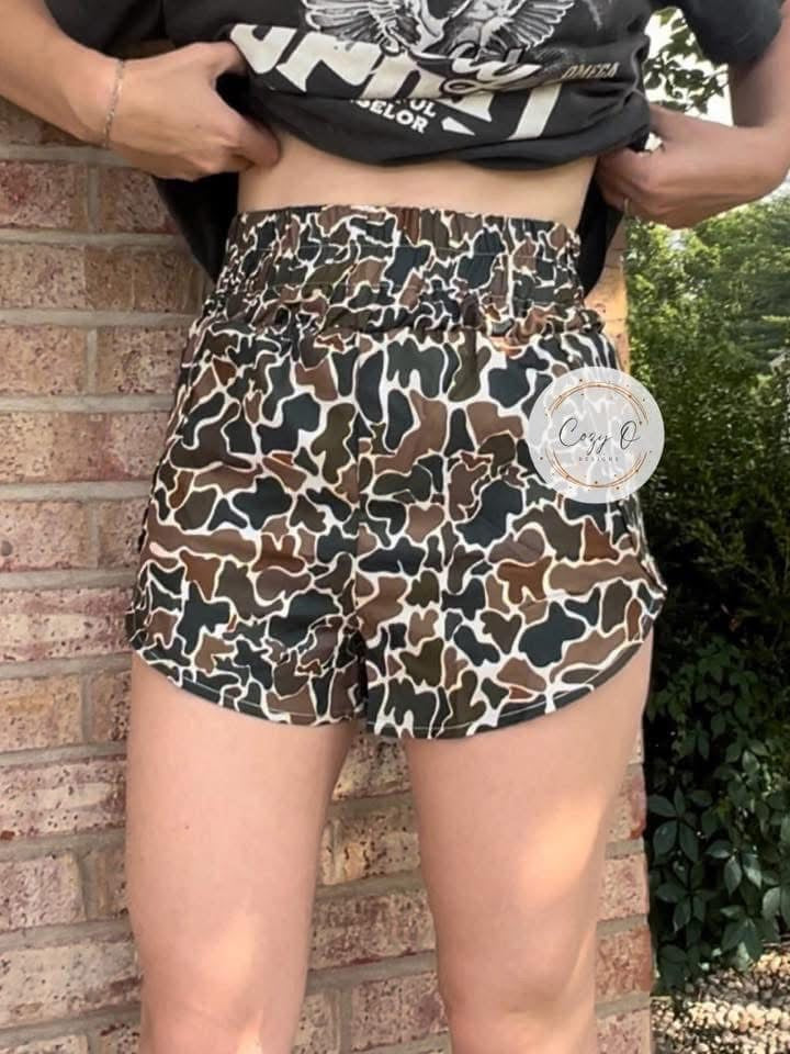 ADULT Duck Camo & BL Camo Mama & Me Shorts