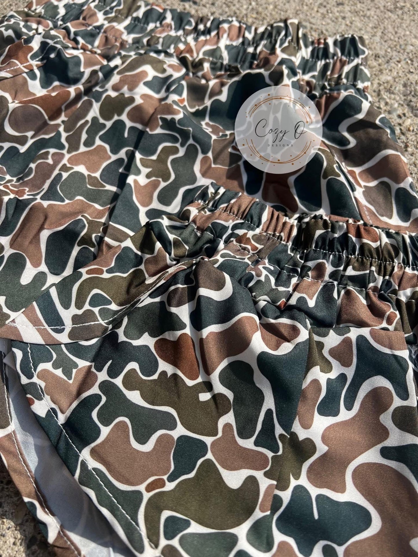 ADULT Duck Camo & BL Camo Mama & Me Shorts