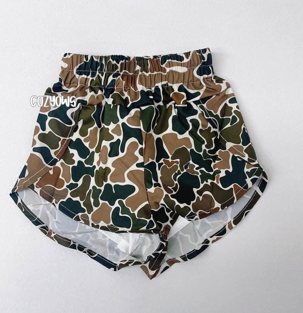 ADULT Duck Camo & BL Camo Mama & Me Shorts