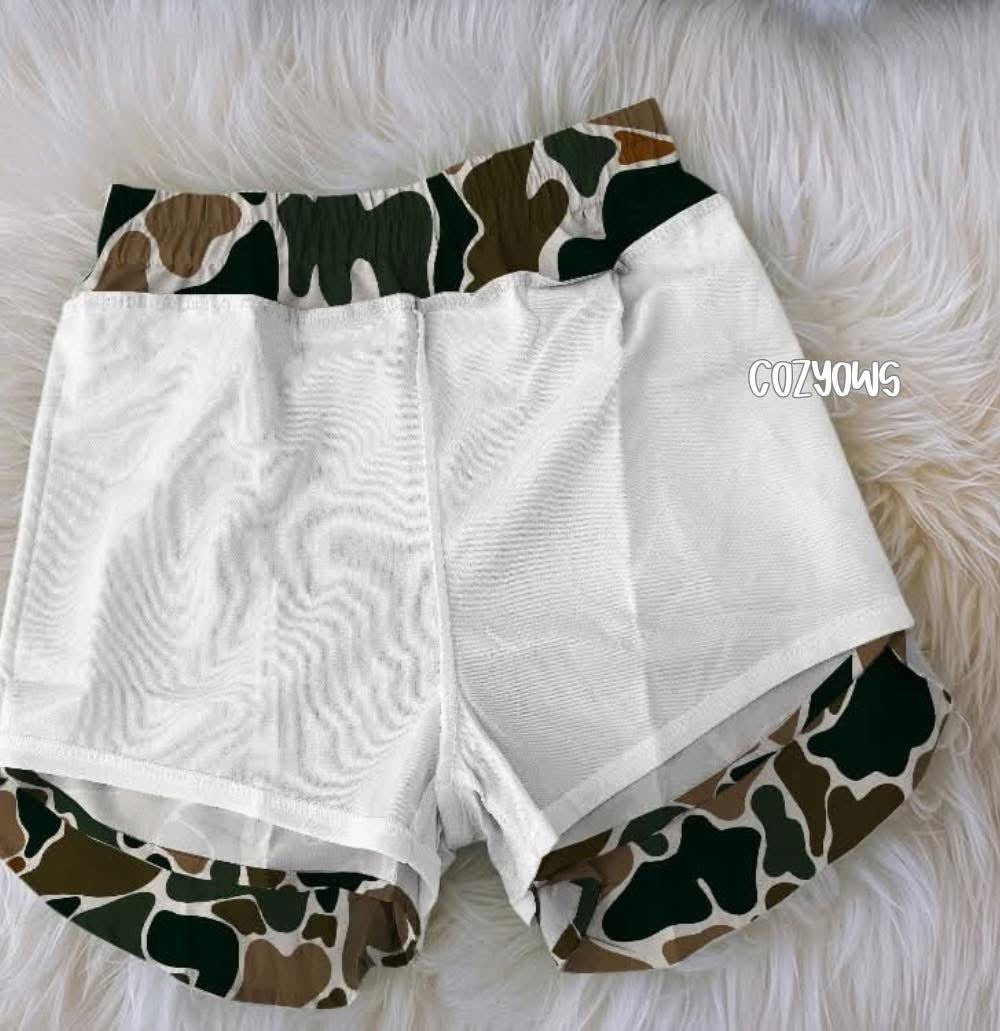 ADULT Duck Camo & BL Camo Mama & Me Shorts